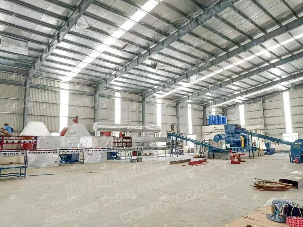 2024 Jalur produksi karet kompon campuran smoked sheet Myanmar