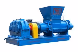 Single helix breaking crushing cleaning machine