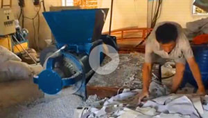 Helix Crushing Machin - Reclaimed Rubber products live video