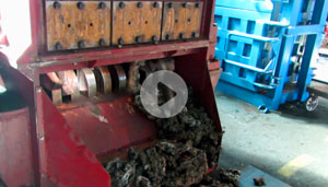 Slab Cutter Breaking Rubber Bale Testing On Site Video