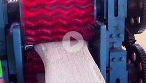 天然橡胶生产线压薄机现场使用视频