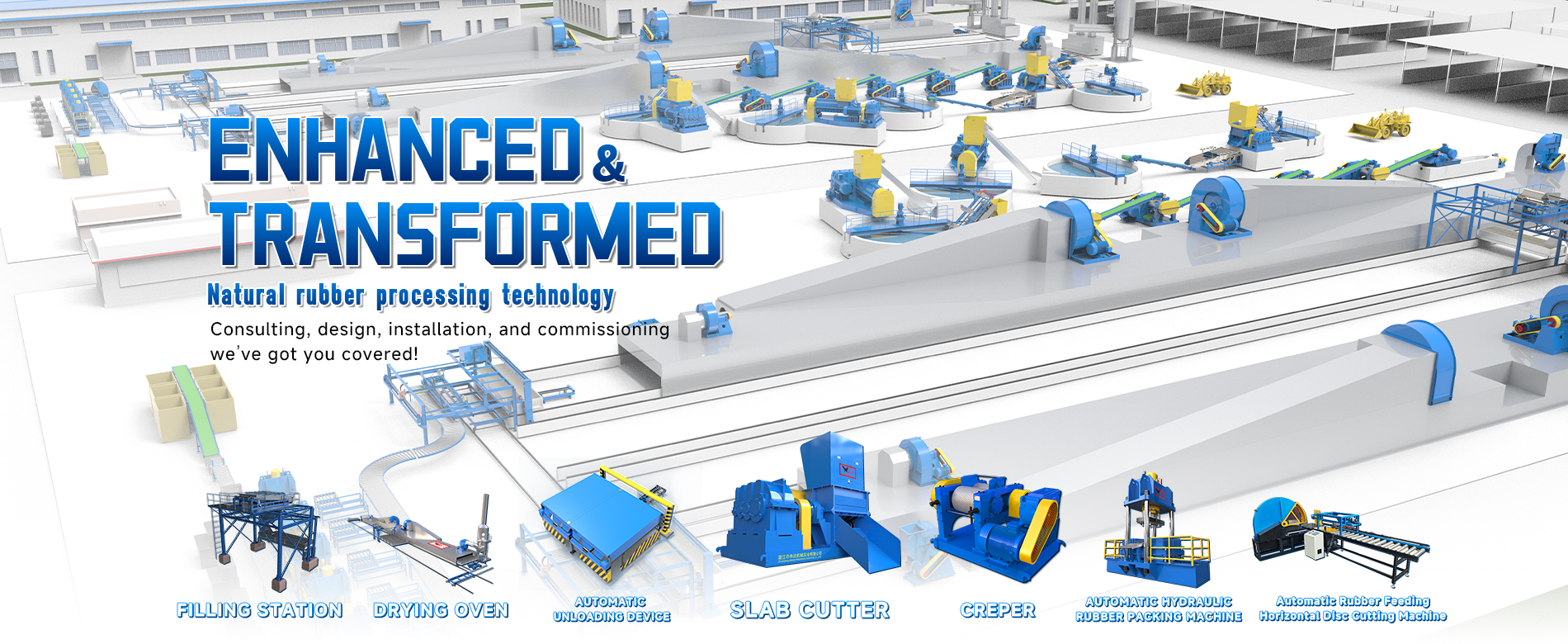 TSR Natural Rubber Processing Machinery